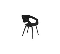Fauteuil en bois noir Flexback