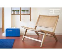 Fauteuil en cannage naturel Thisted