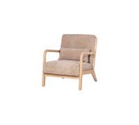 Fauteuil en chenille sable Mark