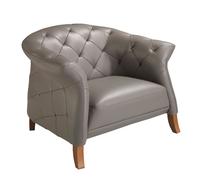 Fauteuil En Cuir Gris Gris