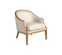 Fauteuil en cuir sable 5127C, 74 x 81 x 84