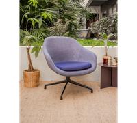 Fauteuil en feutrine bleu n°1205