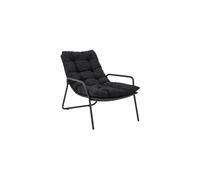 Fauteuil en métal noir Boel