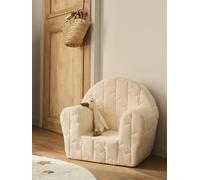 VERTBAUDET Fauteuil en Mousse Nuage Quilté - Enfant Amovible écru TU