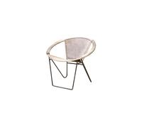 Fauteuil en peau de vache gris Arceau
