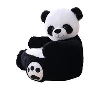 Fauteuil En Peluche Panda Pour - Canapé Avec Accoudoirs Panda, Canapé Assis En Peluche, Support Assis En PeluchesPandas,Siège De Soutien Pour Tout-petits Pour Garçons Et Filles | Meubles D'ani
