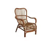 Fauteuil en rotin antique Leon