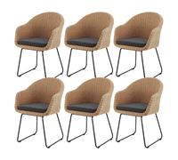 Fauteuil en rotin et osier Cody Nature