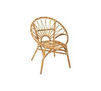 Fauteuil en Rotin "Idylle Folk" 84cm Naturel