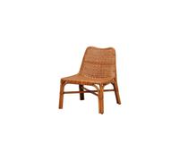 Fauteuil en rotin marron, fixe, uni - Chehoma, Newlake - 66x79x80 cm
