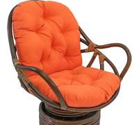 Fauteuil en Rotin Pivotant Coussin pour Fauteuil a Bascule Intérieur Rocker Coussin Pivotant Pad de Remplacement, pour Fauteuil Inclinable en Rotin(#G)