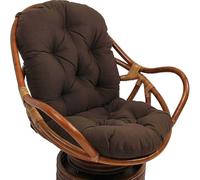Fauteuil en Rotin Pivotant Coussin pour Fauteuil a Bascule Intérieur Rocker Coussin Pivotant Pad de Remplacement, pour Fauteuil Inclinable en Rotin(#I)