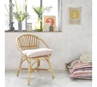 Fauteuil en rotin vintage