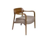 Fauteuil en simili cuir de vison 5082C, 70 x 62 x 72 cm. -