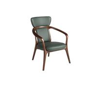 Fauteuil en similicuir vert foncé 5180, 71 x 69 x 92 cm