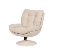 Fauteuil beige et blanc magnumnum