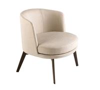Fauteuil En Tissu Crème Beige
