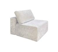 Fauteuil en tissu pour canapé modulable écru L 100 cm Hector, Oviala