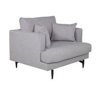 Fauteuil en Tissu "Sofia" 104cm Gris