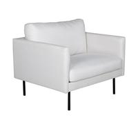 Fauteuil en Tissu "Zoom" 95cm Beige Clair