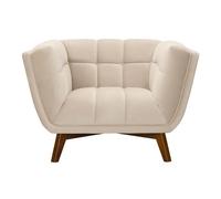 Fauteuil en velours beige - Mona - Rendez-Vous Déco