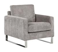 Fauteuil En Velours Côtelé Gris Vind Gris