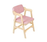 Fauteuil Enfant Basile Fauteuil scandinave Enfant en Bois,Canapé Chaise Tout-Petit Rembourré avec Dossier Confortable&Accoudoir Ergonomique,Charge 40KG (48 * 46 * 78 cm-rose)