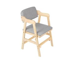 Fauteuil Enfant Basile Fauteuil scandinave Enfant en Bois,Canapé Chaise Tout-Petit Rembourré avec Dossier Confortable&Accoudoir Ergonomique,Charge 40KG (48 * 46 * 78 cm-gris)