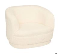 Fauteuil enfant bouclette blanc - Atmosphera createur d'interieur