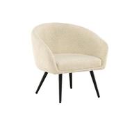 Fauteuil Enfant Bouclette "Fluffy" 52cm Naturel G