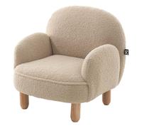 Fauteuil Enfant Bouclette "Rocky" 56cm Beige