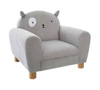 Fauteuil Pour Enfant avec Oreilles de Chat Gris Atmosphera For Kids