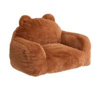 Atmosphera – Fauteuil enfant Muzi Mini Ourson compressé 60x52x65 cm Marron