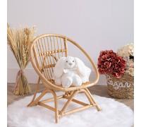 Fauteuil Enfant En Rotin - Colette Beige TU