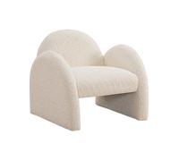 Fauteuil enfant MOSALO - Tissu bouclette - Beige