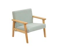 Atmosphera - Fauteuil Enfant Basile Vert céladon en Velours côtelé