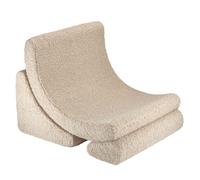 Fauteuil Moon Biscuit molletonné