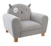 Fauteuil Pour Enfant avec Oreilles de Chat Gris Atmosphera For Kids