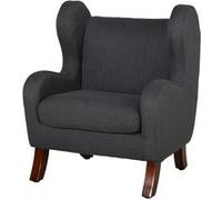 HOMCOM Fauteuil canapé enfant confortable stable sûr mousse bon cadeau 45,5 x 43 x 56 cm gris