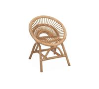 Fauteuil enfant vintage rotin MAEVA