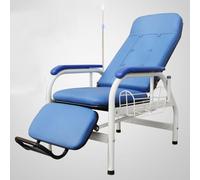 Fauteuil entièrement inclinable avec accoudoirs réglables - Cadre en acier durable pour le confort du patient (fauteuil inclinable complet avec noir)