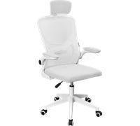 Mars Gaming Chaise ergonomique MGC-ERGOPLUS - Lombaire dynamique, maille, 115-125 cm, blanc