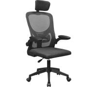 Mars Gaming MGC-ERGOPLUS, Chaise Ergonomique Professionnelle, Support Lombaire Dynamique, Maille Respirante, Hauteur Réglable Entre 115 et 125 cm, Accoudoirs Repliables, Appuie-tête Ajustable, Noir