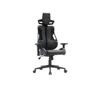 Mars Gaming MGC-Elite, Chaise Gaming Ergonomique, Dossier Flexible Adaptatif, Accoudoirs Ajustables 2D, Siège Inclinable, Finition Cuir PU, Chaise de Bureau avec Roues XL, Vérin à Gaz Classe 4, Bleu