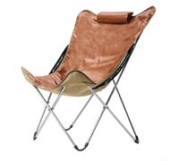 Fauteuil ergonomique Moon Fauteuil inclinable à dossier haut pour camping | Aluminium de qualité aéronautique, cadre résistant à la rouille, tissu Oxford 600D, supporte facilement les poids lourds