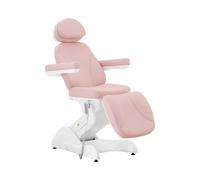 Fauteuil esthétique - 4 moteurs - 350 W - 187 x 57 x 65 - 91 cm - 150 kg - Rose / Blanc | physa