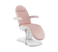 Fauteuil esthétique - 4 moteurs - 350 W - 190 x 55 x 67 - 87 cm - 150 kg - Rose / Blanc | physa
