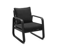 - Fauteuil extérieur lounge en aluminium Tonio graphite