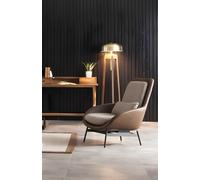 Fauteuil Fauteuil de salon Relax Chaises Club Lounge Meubles Marron Canapé