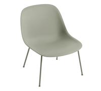 Fauteuil Fiber pieds en acier frame dusty green steel